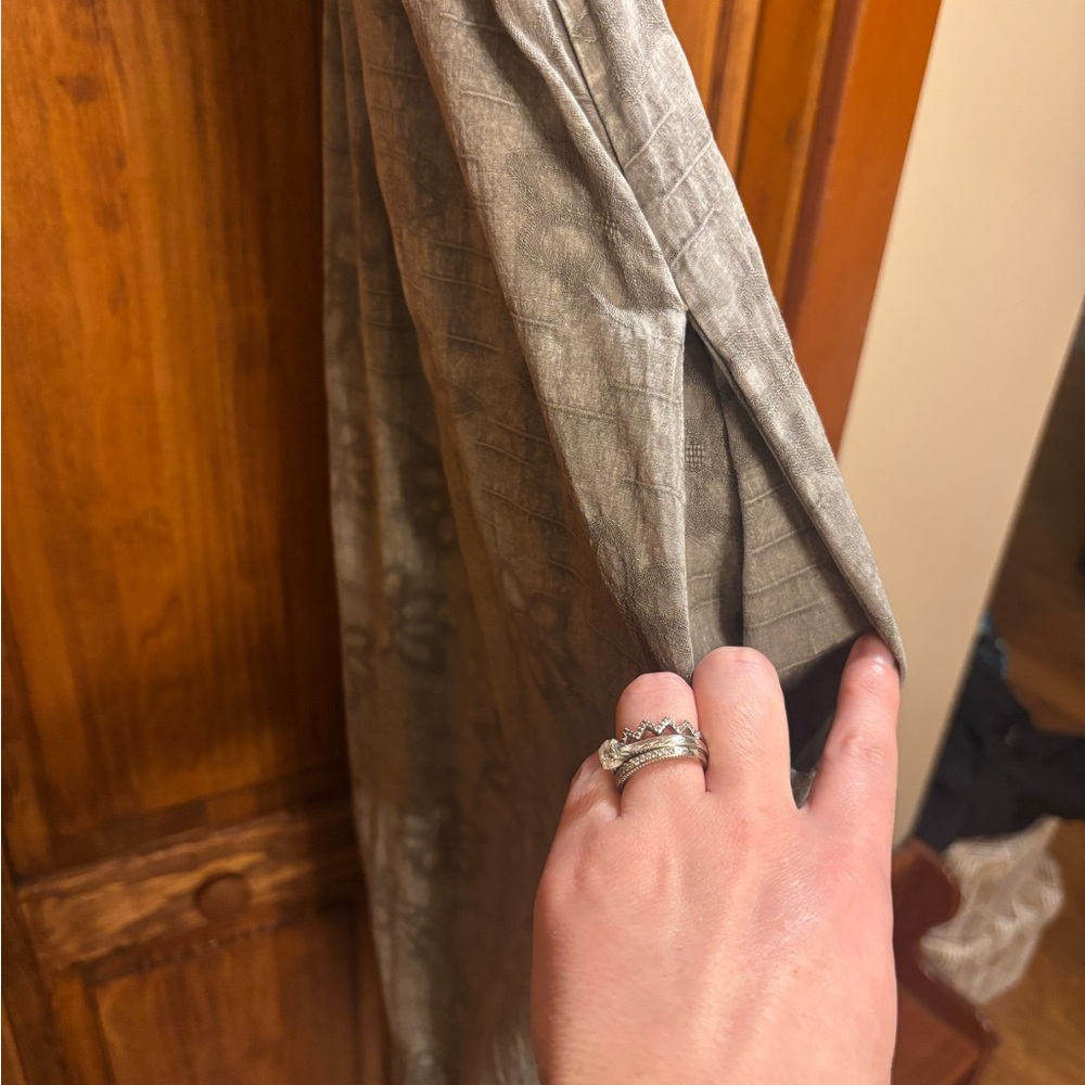 Easel Charcoal Embroidered  Top maxi dress - Picture 6 of 9